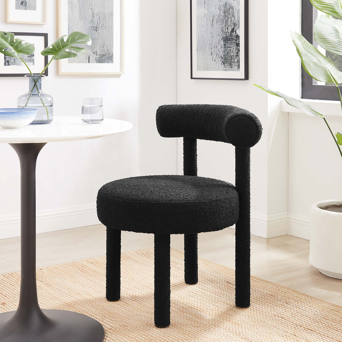 Toulouse Boucle Fabric Dining Chair by Modway
