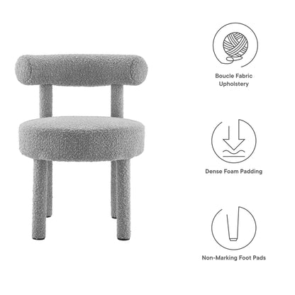 Toulouse Boucle Fabric Dining Chair by Modway