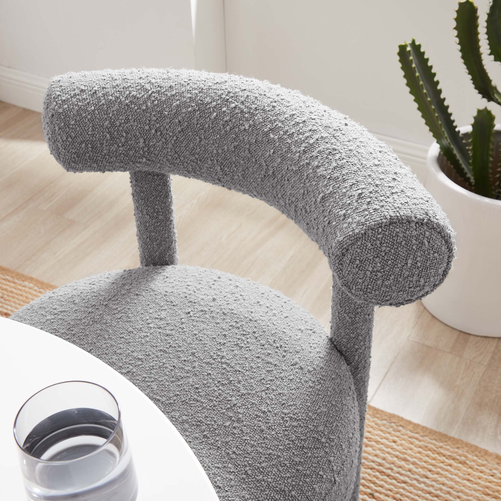 Toulouse Boucle Fabric Dining Chair by Modway