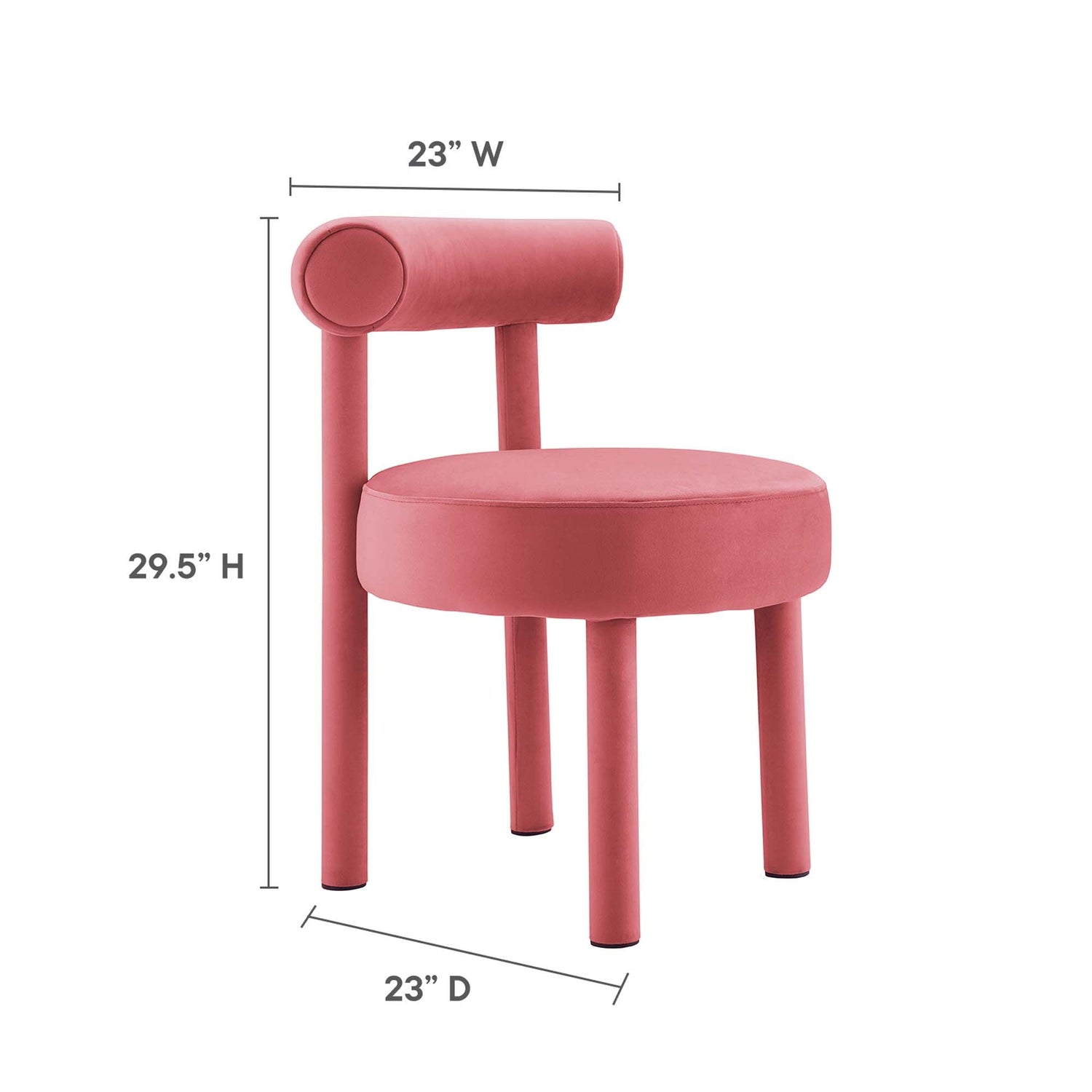 Toulouse Performance Velvet Dining Chair by Modway