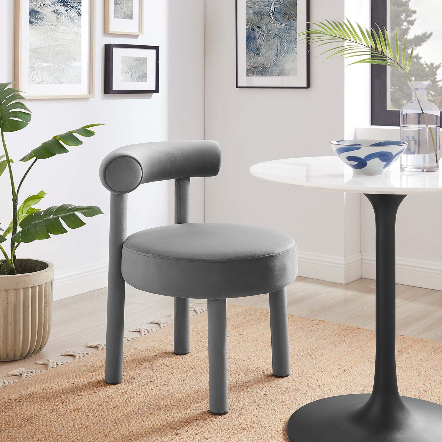 Toulouse Performance Velvet Dining Chair by Modway