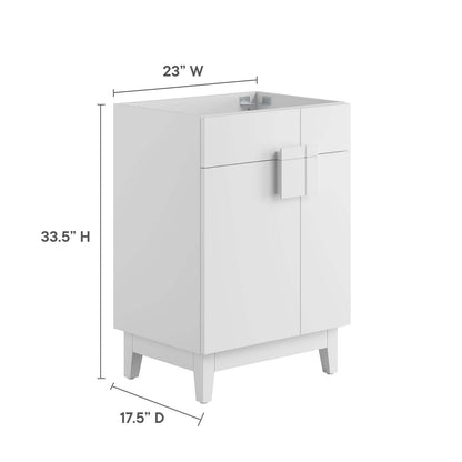 Miles 24‚Äö√Ñ√π Bathroom Vanity Cabinet (Sink Basin Not Included) By HouseBean