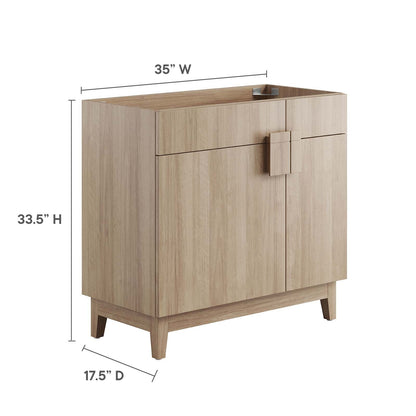 Miles 36‚Äö√Ñ√π Bathroom Vanity Cabinet (Sink Basin Not Included) By HouseBean