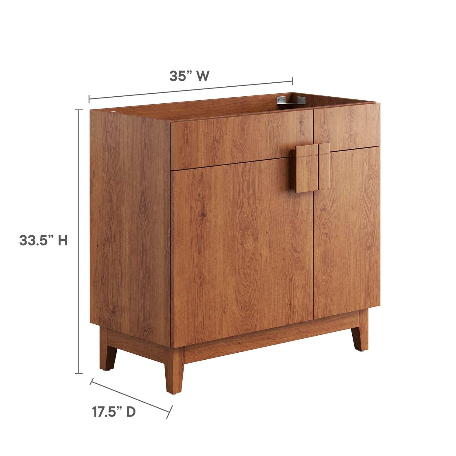 Miles 36‚Äö√Ñ√π Bathroom Vanity Cabinet (Sink Basin Not Included) By HouseBean