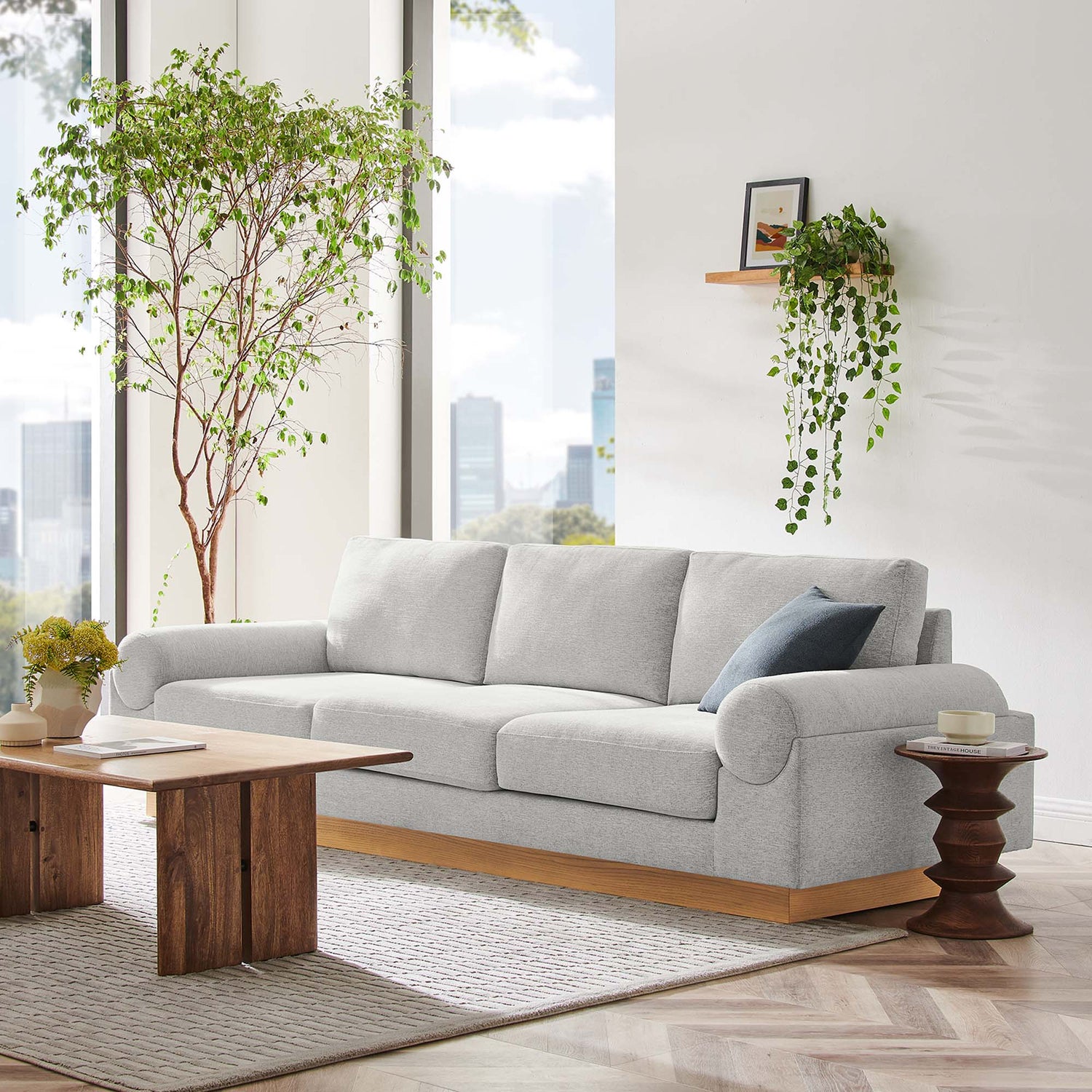 Oasis Upholstered Fabric Sofa by Modway