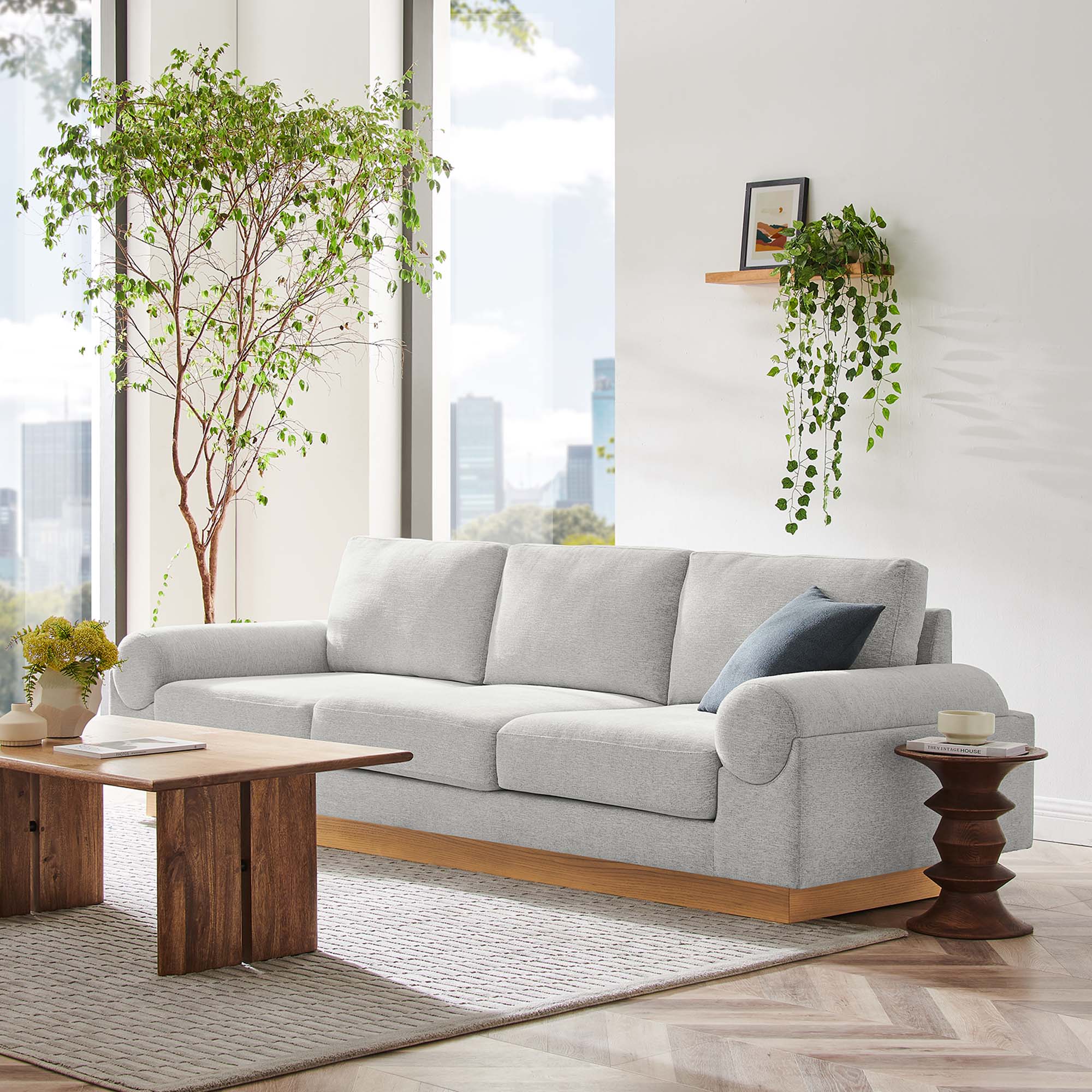 Oasis Upholstered Fabric Sofa by Modway