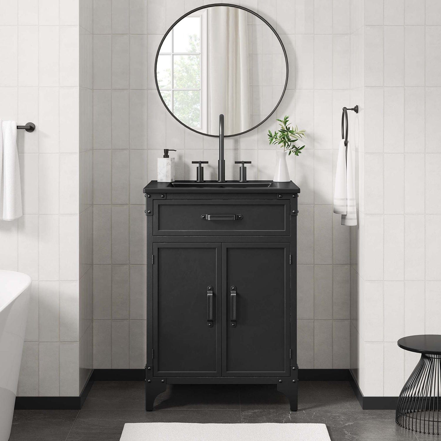 Steamforge Bathroom Vanity Basin Included by Modway