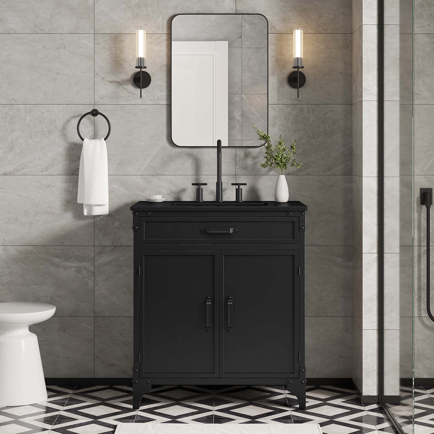 Steamforge Bathroom Vanity Basin Included by Modway