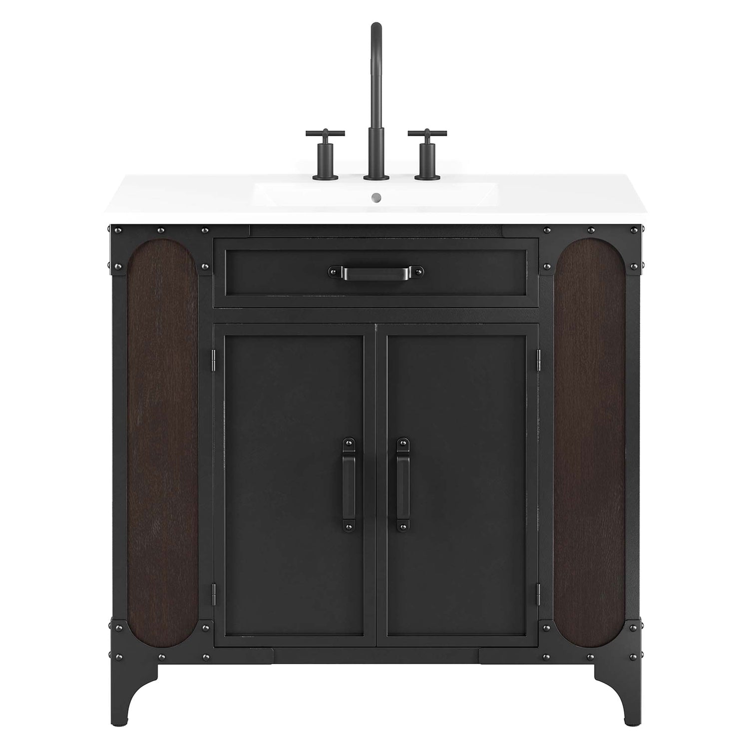 Steamforge Bathroom Vanity Basin Included by Modway