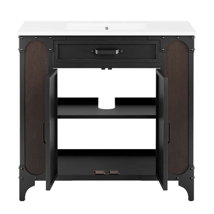 Steamforge Bathroom Vanity Basin Included by Modway