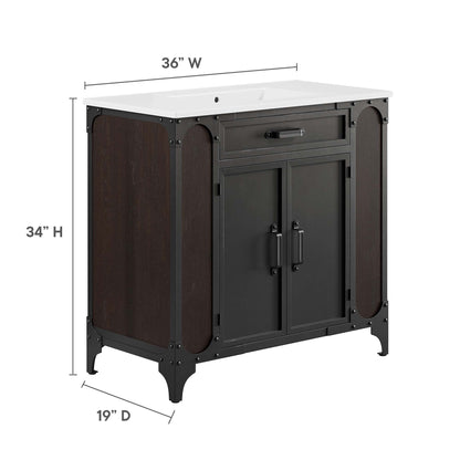 Steamforge Bathroom Vanity Basin Included by Modway