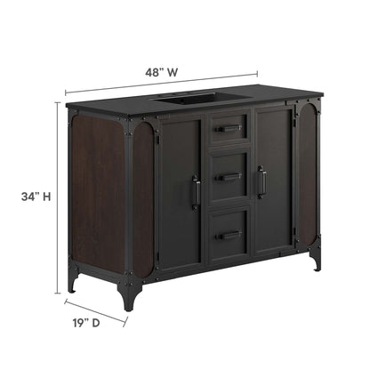 Steamforge Bathroom Cabinet Basin Not Included by Modway