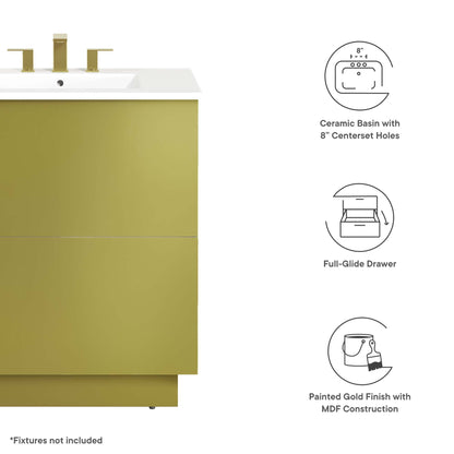 Quantum Bathroom Vanity Basin Included by Modway