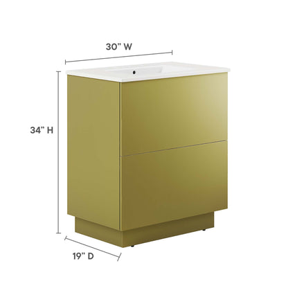Quantum Bathroom Vanity Basin Included by Modway