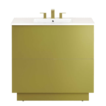 Quantum Bathroom Vanity Basin Included by Modway
