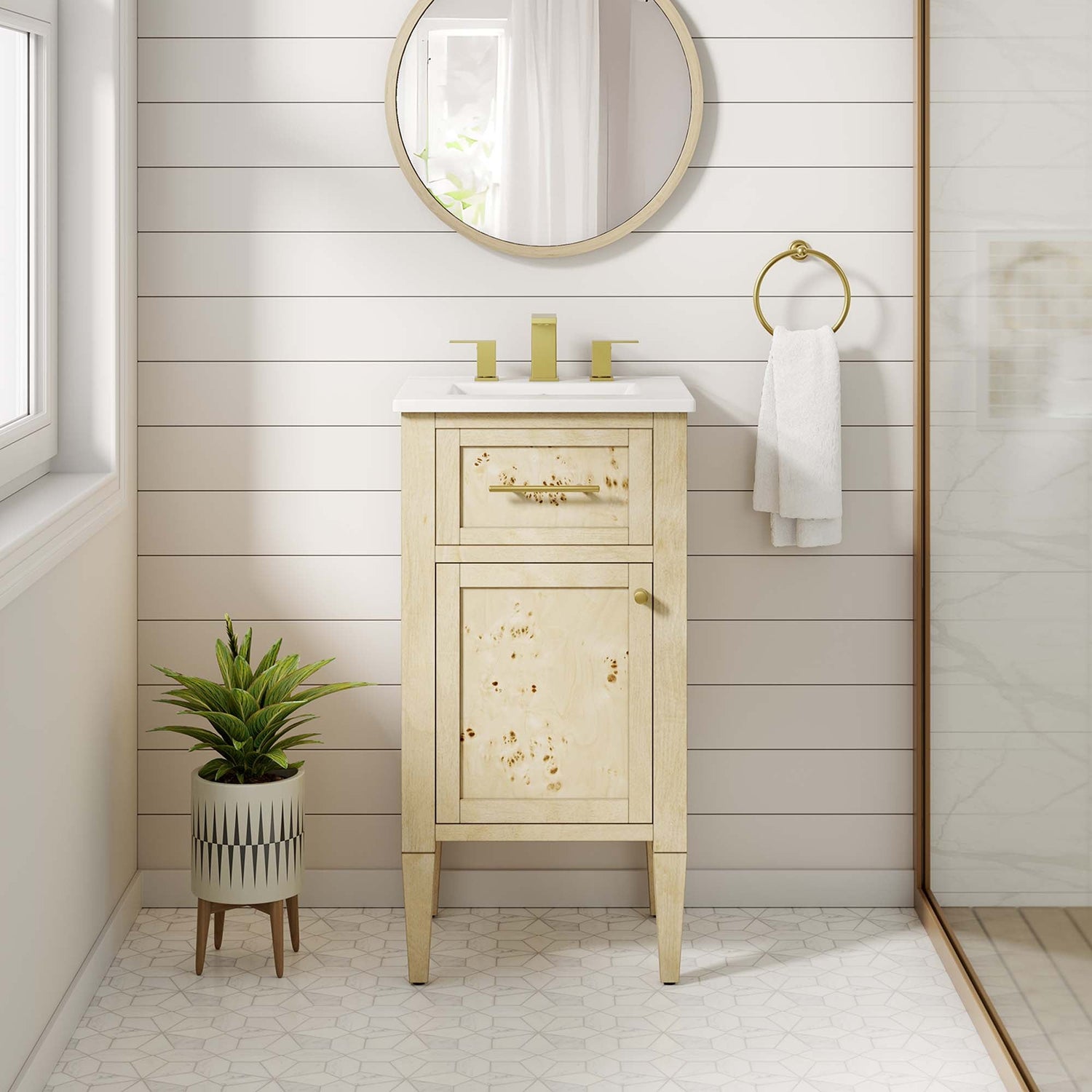 Elysian Bathroom Vanity Basin Included by Modway