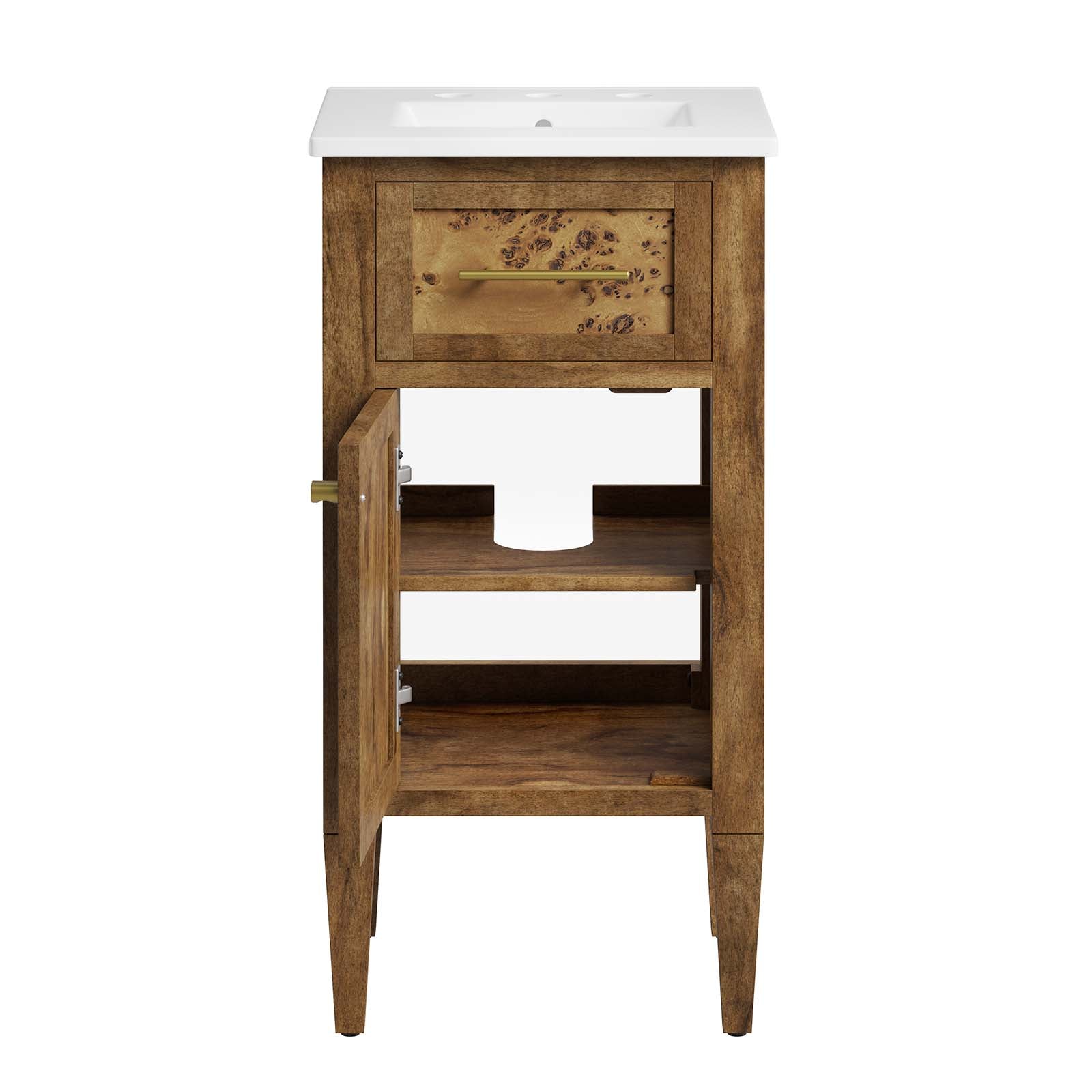 Elysian 18&quot; Wood Bathroom Vanity By HouseBean