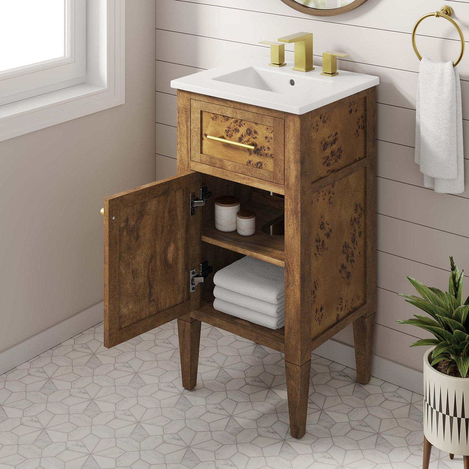Elysian Bathroom Vanity Basin Included by Modway