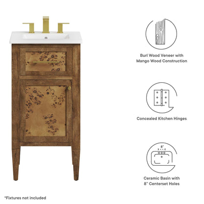 Elysian 18&quot; Wood Bathroom Vanity By HouseBean