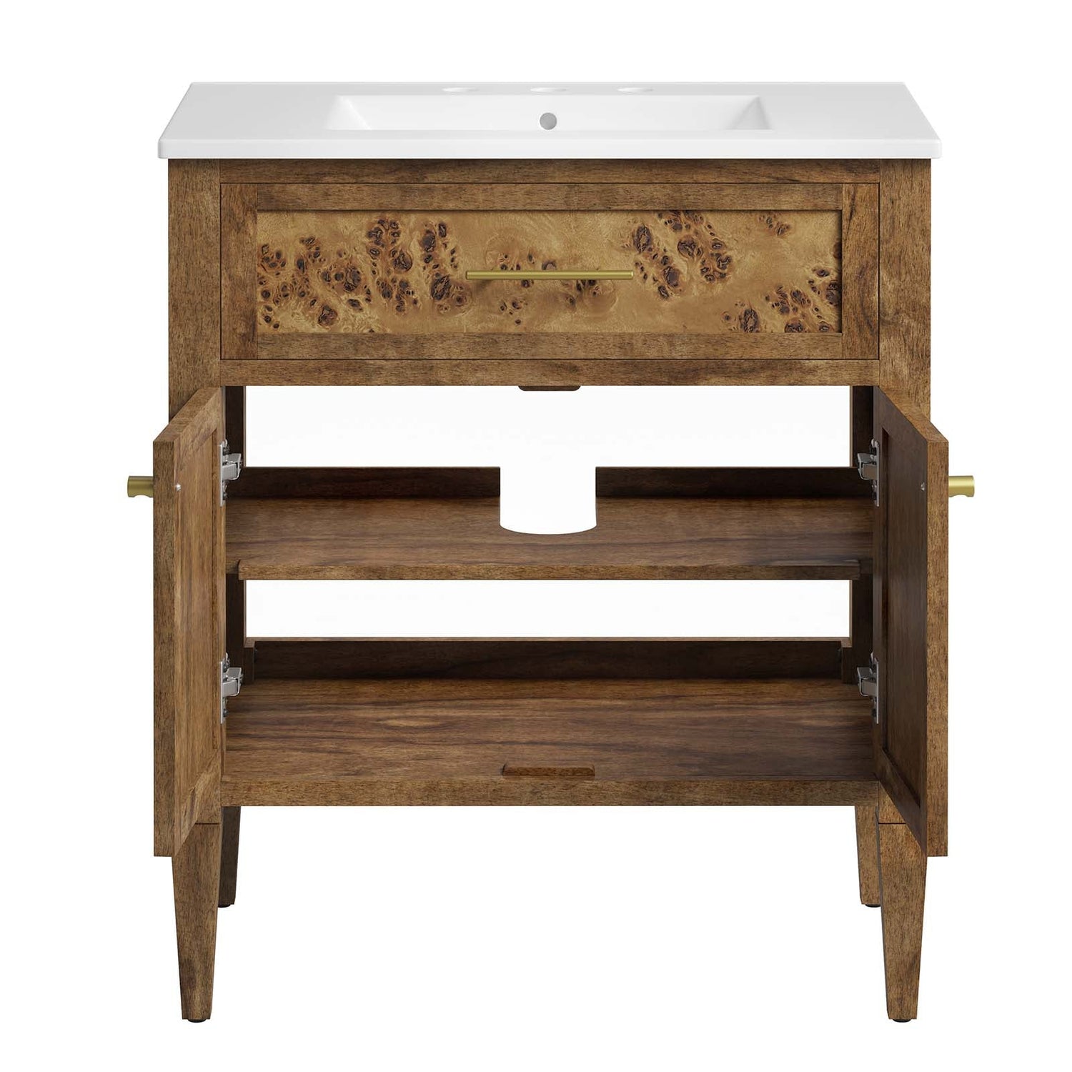 Elysian 30&quot; Wood Bathroom Vanity By HouseBean