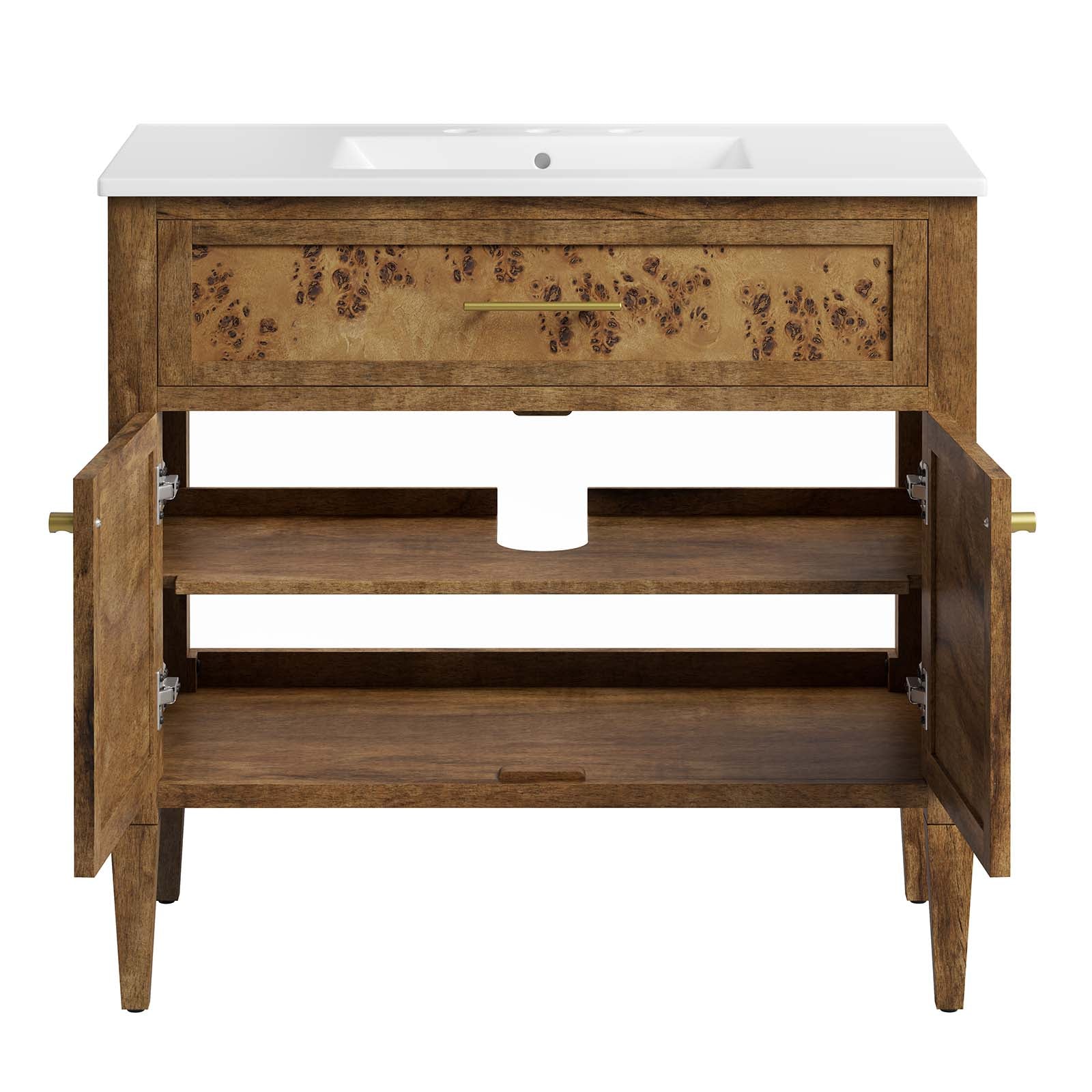 Elysian 36&quot; Wood Bathroom Vanity By HouseBean