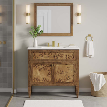 Elysian 36&quot; Wood Bathroom Vanity By HouseBean