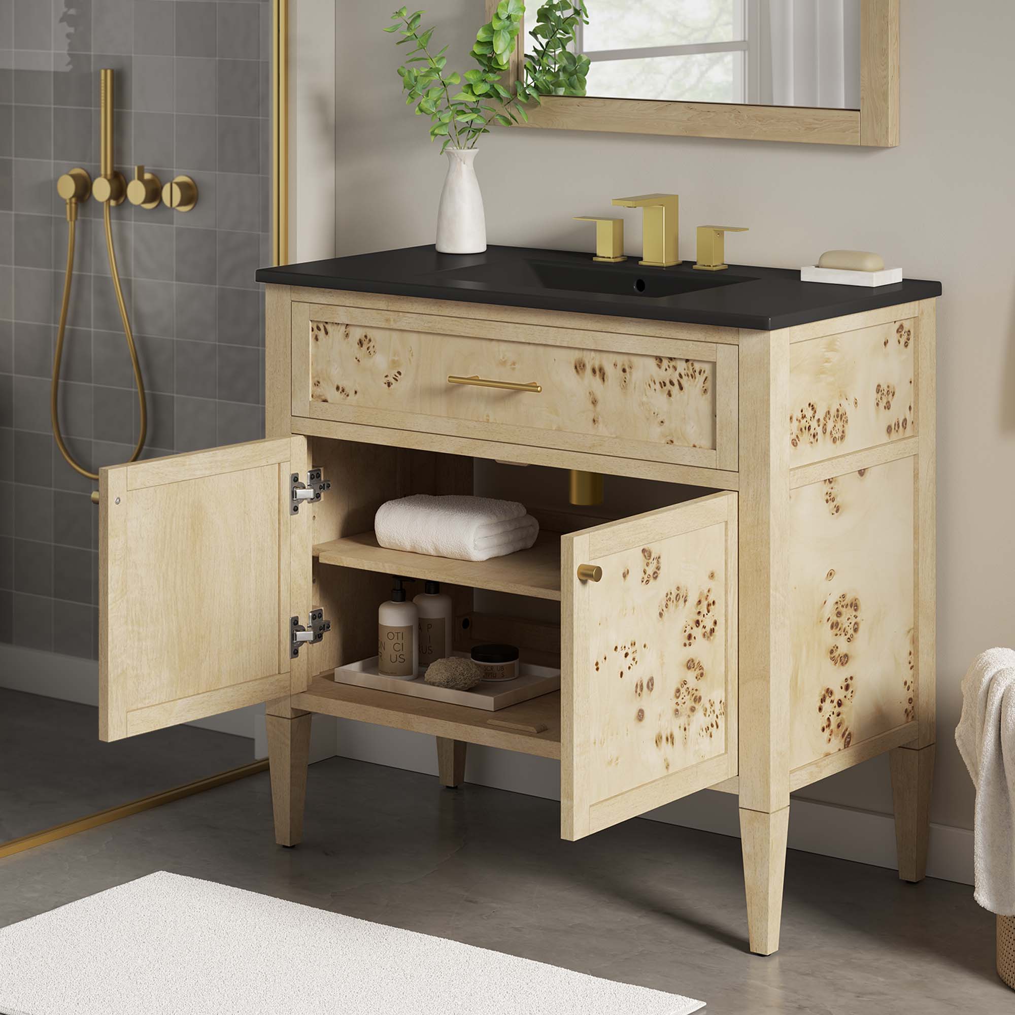 Elysian Bathroom Vanity Basin Included By HouseBean