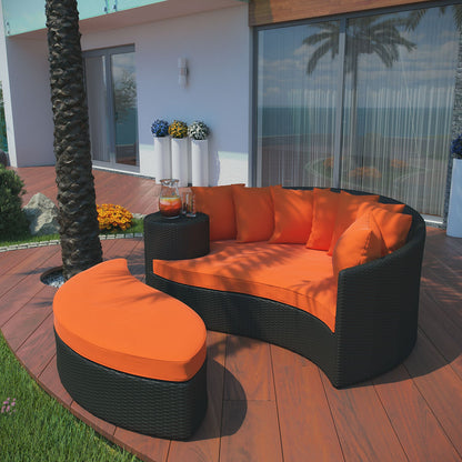 Taiji Outdoor Patio Wicker Daybed by Modway