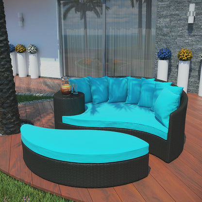 Taiji Outdoor Patio Wicker Daybed by Modway