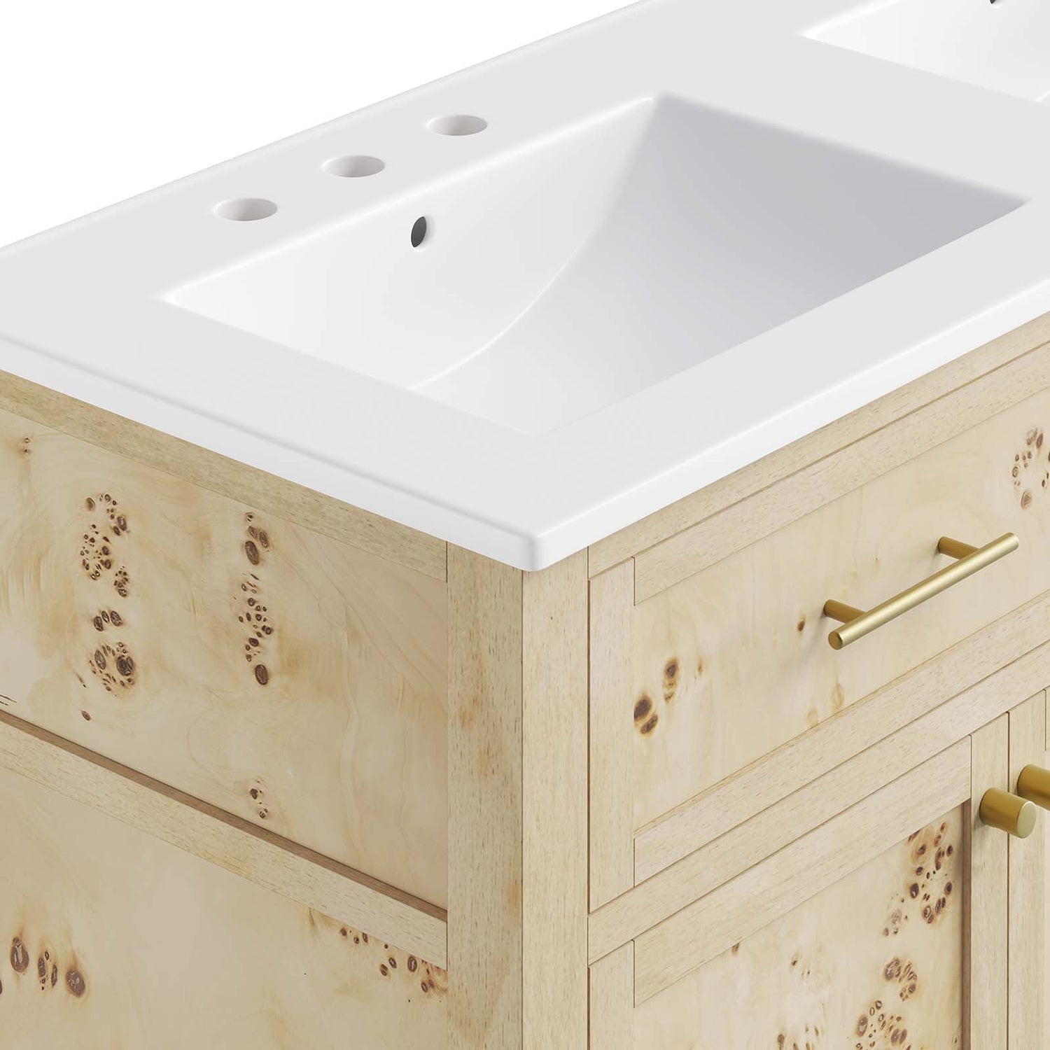 Elysian 48&quot; Wood Double Sink Bathroom Vanity By HouseBean