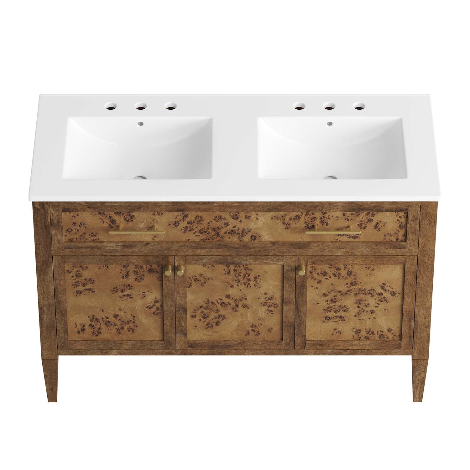 Elysian 48&quot; Wood Double Sink Bathroom Vanity By HouseBean