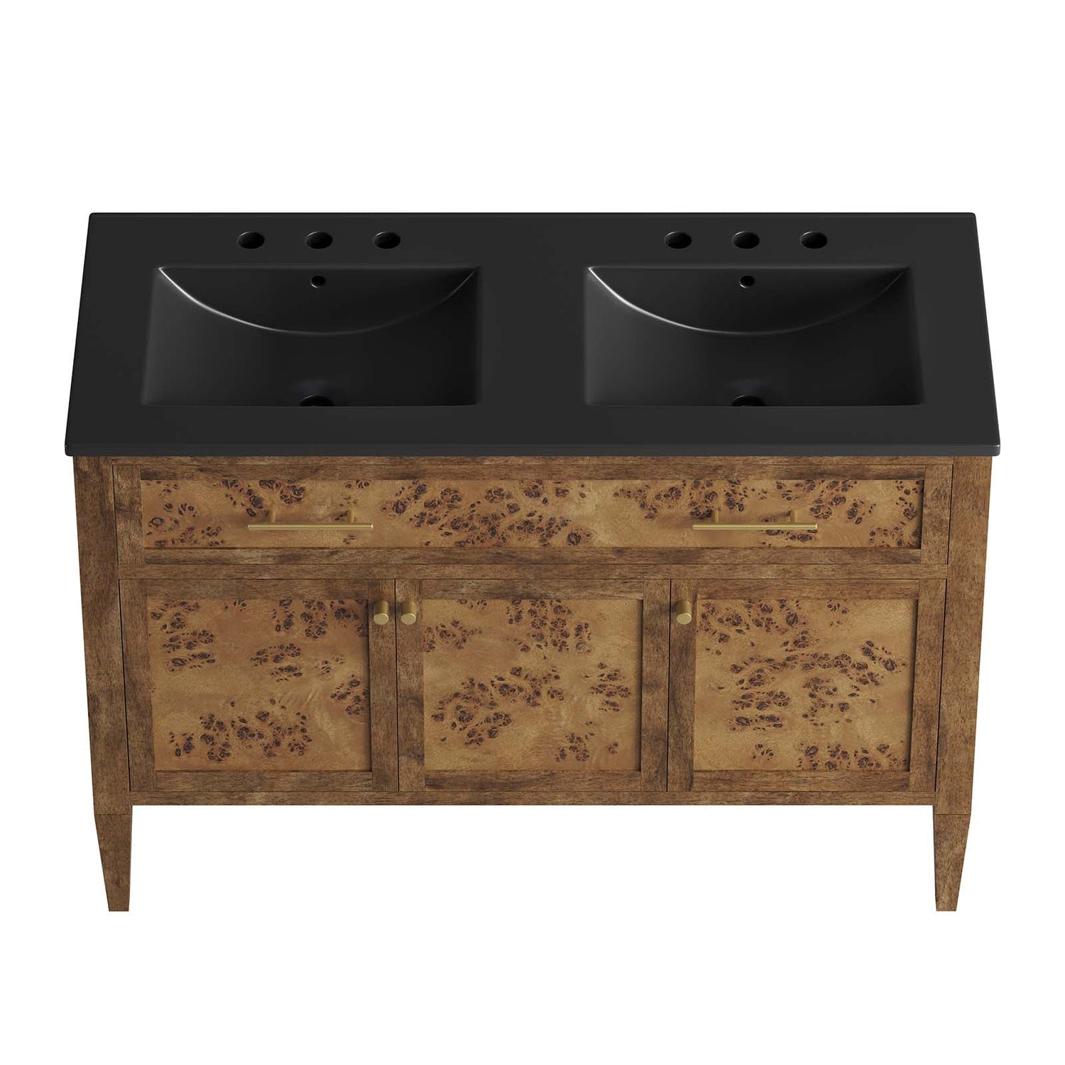 Elysian 48&quot; Wood Double Sink Bathroom Vanity By HouseBean