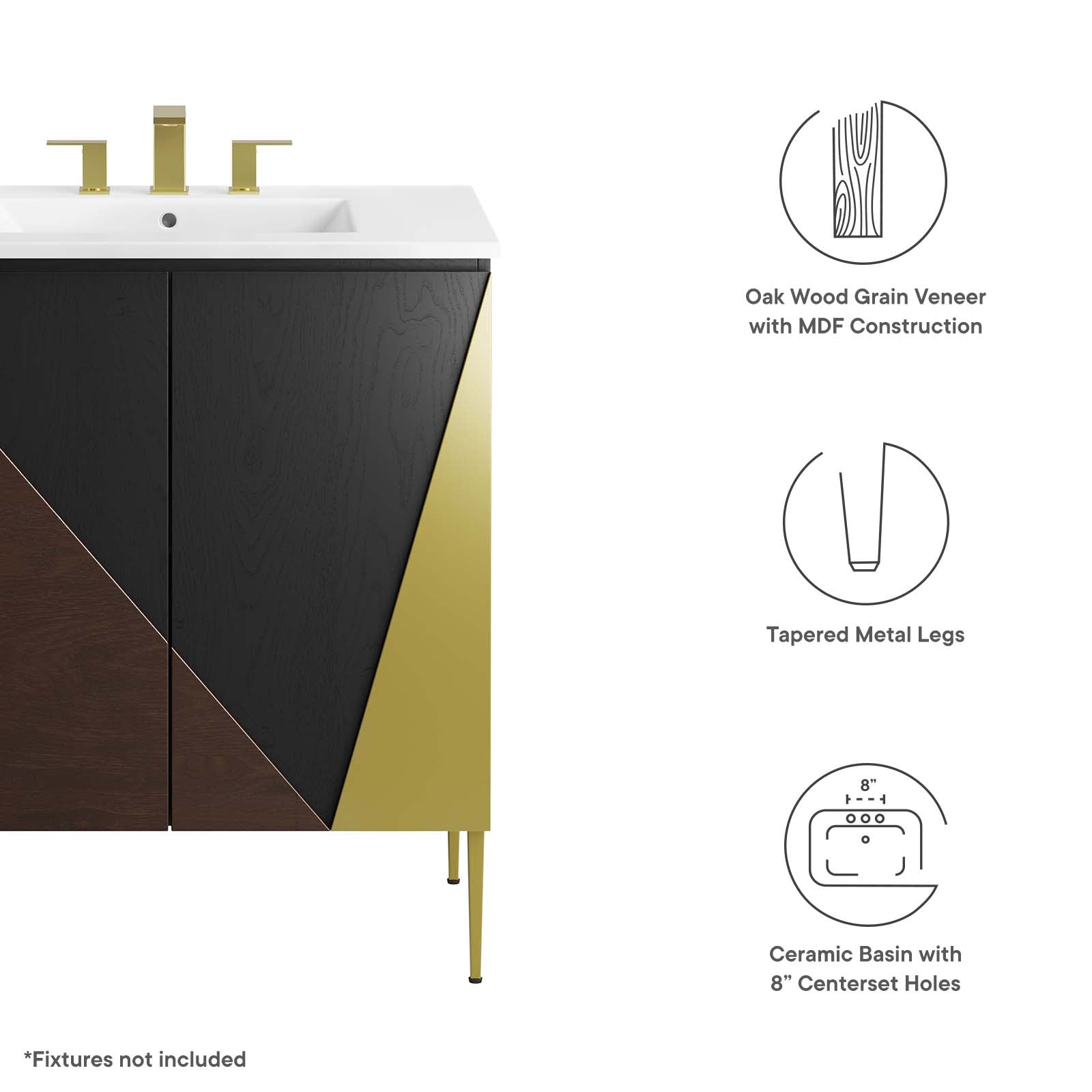 Alchemist 30&quot; Bathroom Vanity By HouseBean