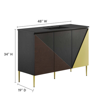 Alchemist 48&quot; Single Sink Bathroom Vanity By HouseBean