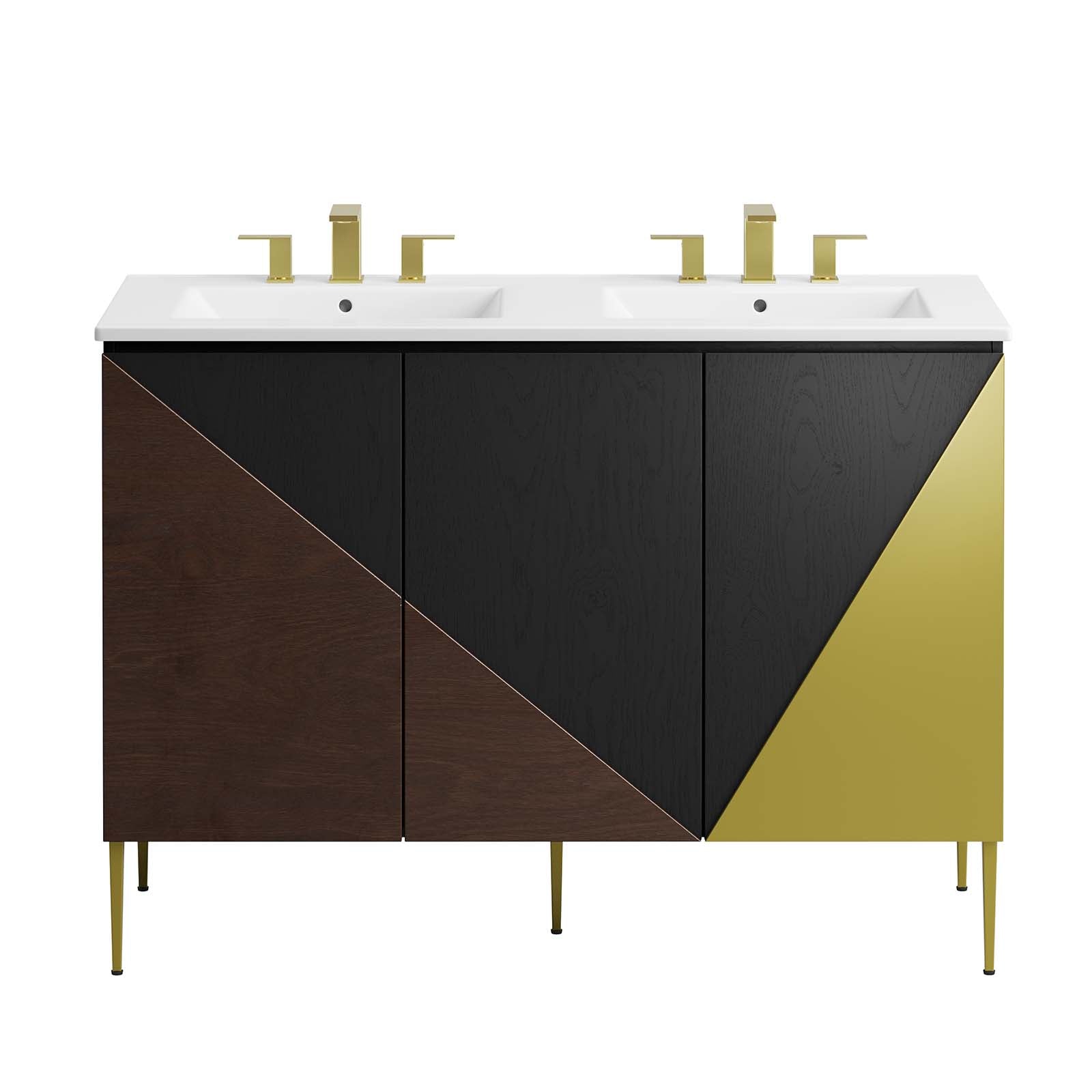 Alchemist 48&quot; Double Sink Bathroom Vanity By HouseBean