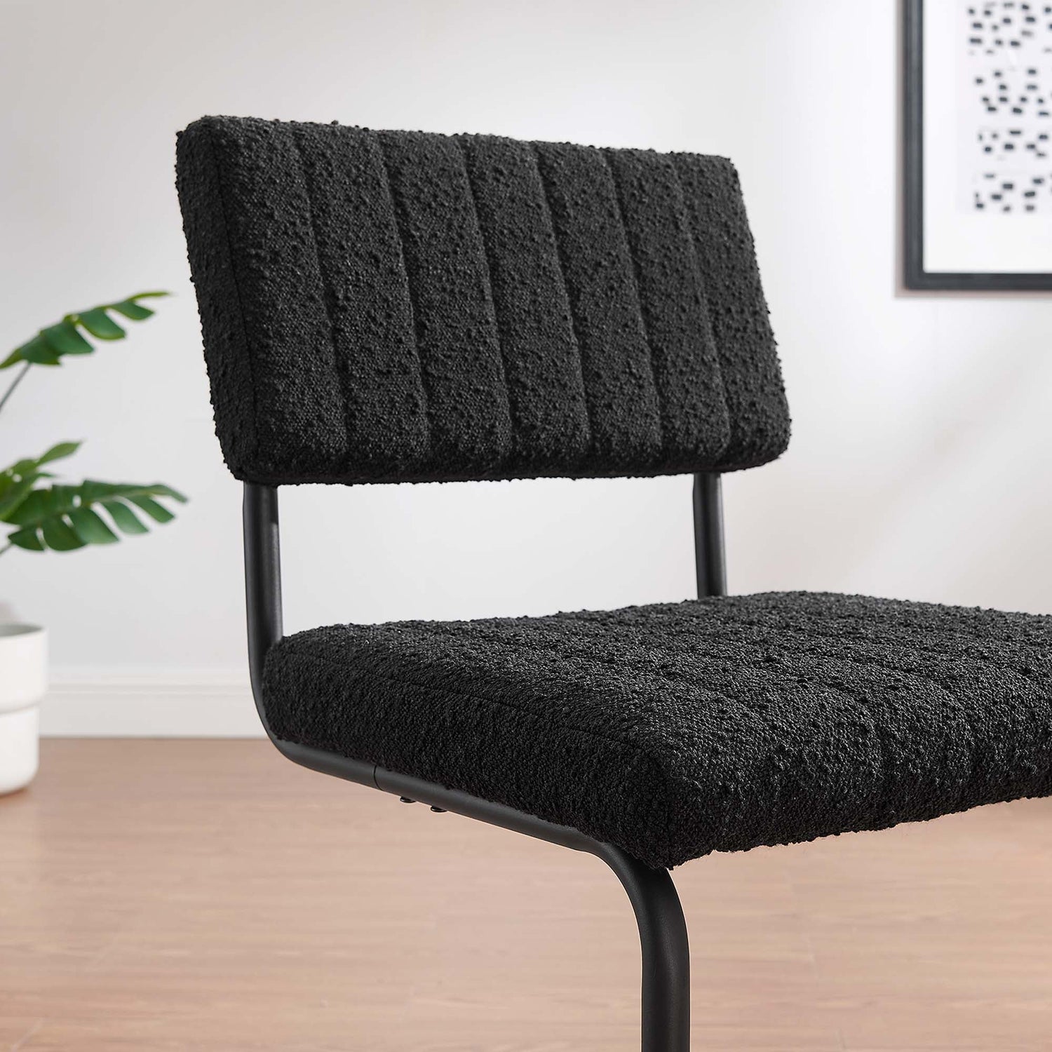 Parity Boucle Dining Side Chairs - Set of 2 by Modway