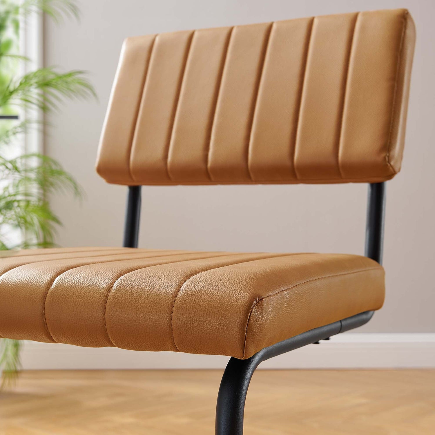 Parity Vegan Leather Dining Side Chairs - Set of 2 by Modway