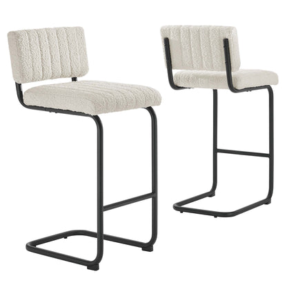 Parity Boucle Counter Stools - Set of 2 by Modway