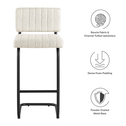 Parity Boucle Counter Stools - Set of 2 by Modway
