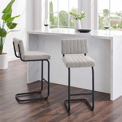 Parity Boucle Counter Stools - Set of 2 by Modway