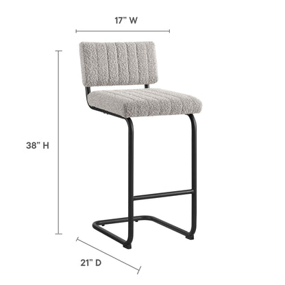 Parity Boucle Counter Stools - Set of 2 by Modway