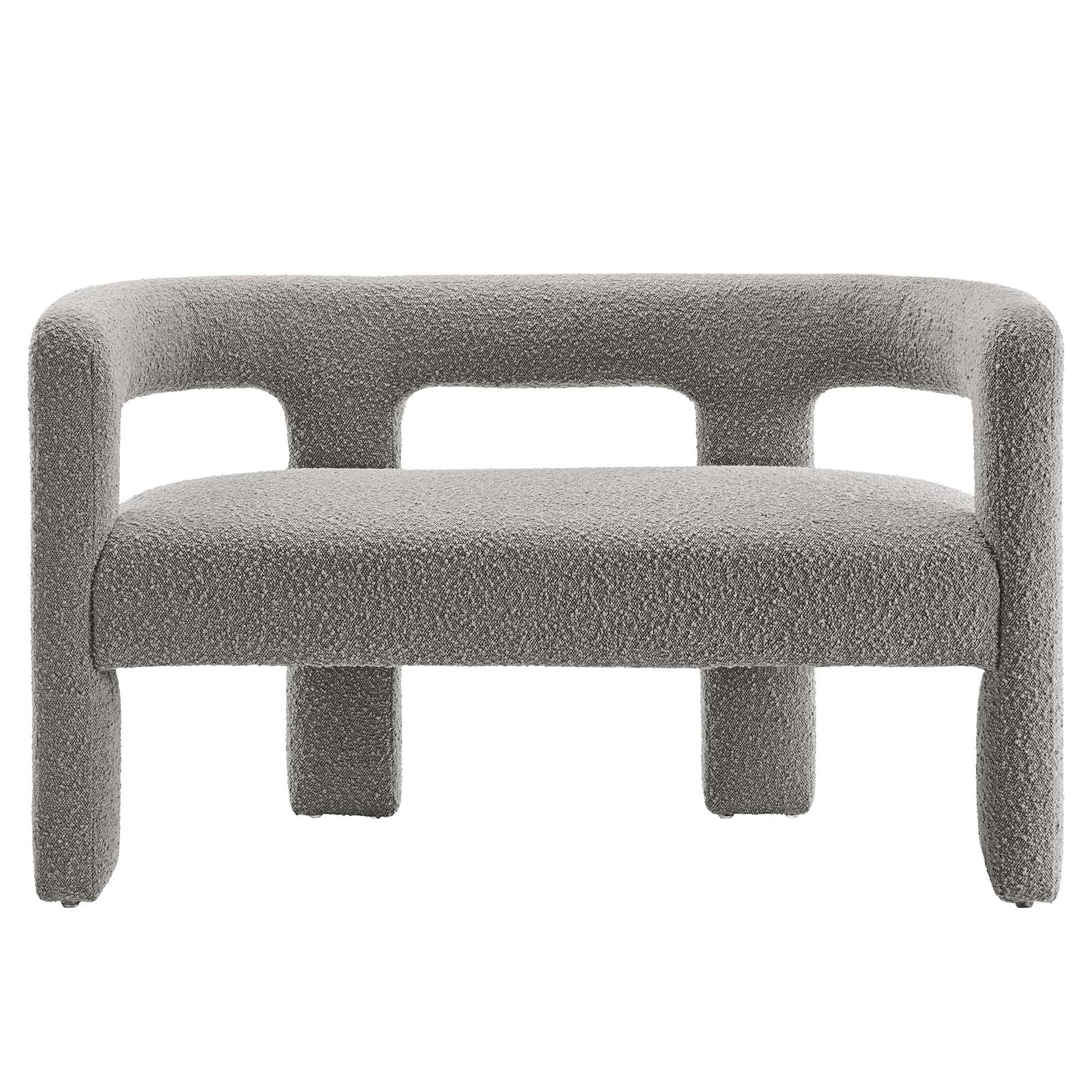 Kayla Boucle Upholstered Loveseat By HouseBean