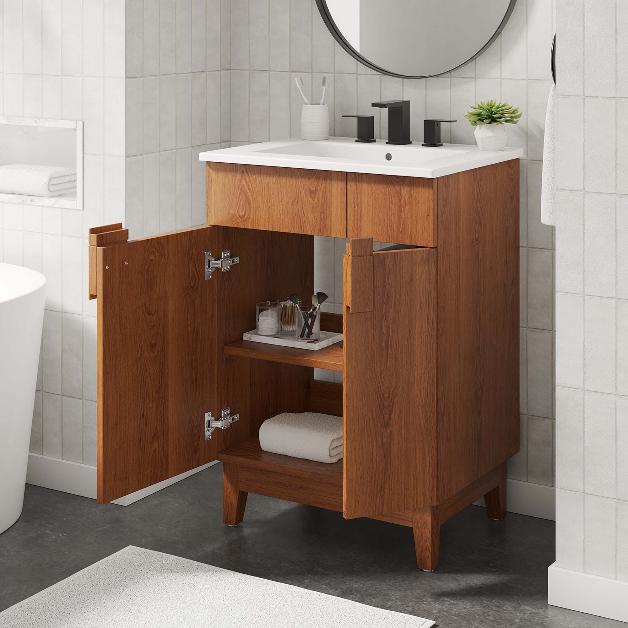 Miles Bathroom Vanity Basin Included By HouseBean