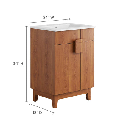 Miles Bathroom Vanity Basin Included by Modway