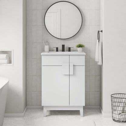 Miles Bathroom Vanity Basin Included by Modway