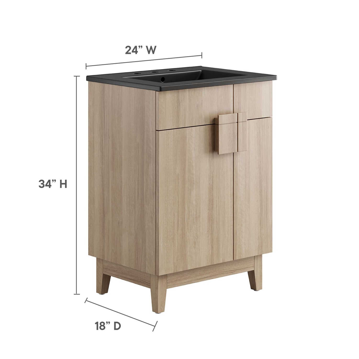 Miles Bathroom Vanity Basin Included by Modway