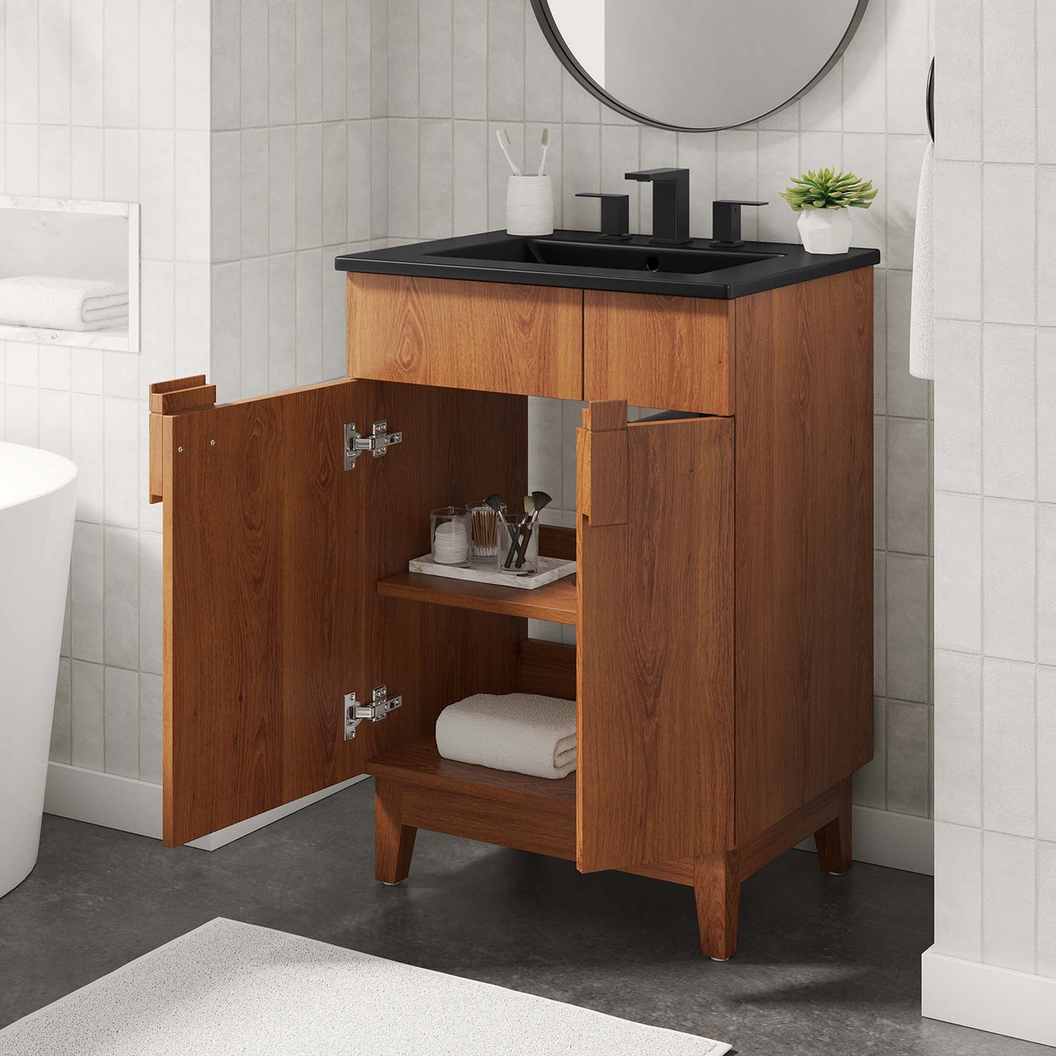 Miles Bathroom Vanity Basin Included by Modway