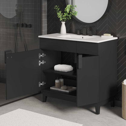 Miles Bathroom Vanity Basin Included by Modway