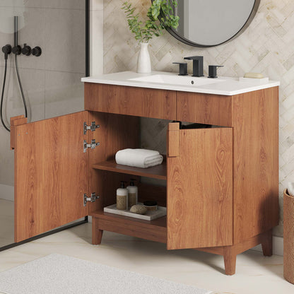 Miles Bathroom Vanity Basin Included by Modway
