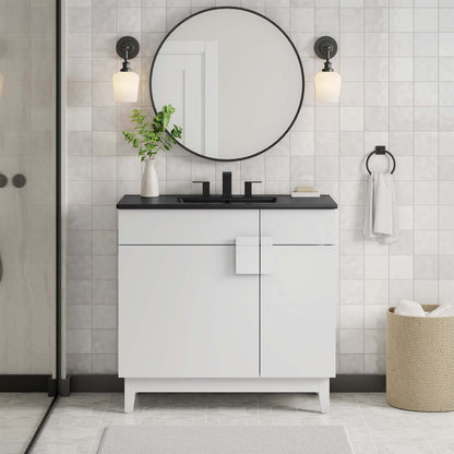 Miles Bathroom Vanity Basin Included by Modway